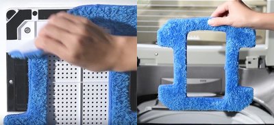 Чистящие салфетки для робота мойщика окон Hobot 268/288 (синие), 3 шт./уп для сухой уборки